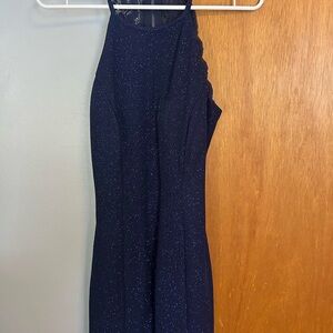 Elegant Navy Blue Dress